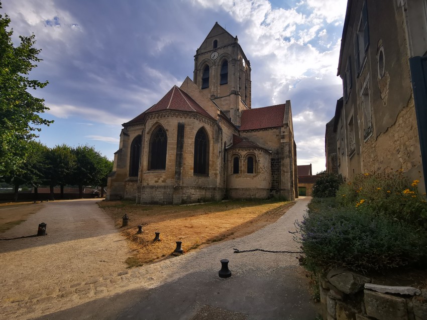 église de auvers sur oise de Vincent VAN-GOGH