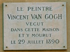 auberge ravoux ou Vincent VAN-GOGH mourut en 1890